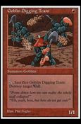 Magic the Gathering: Anthologies (Base Set) card 31 Goblin Digging Team