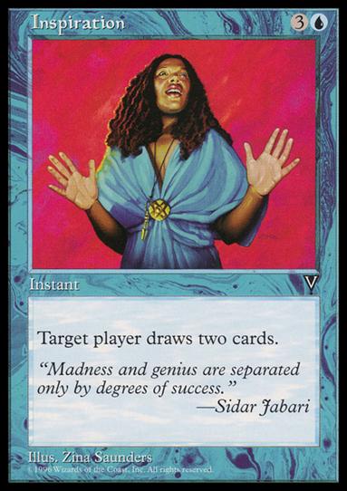 Magic the Gathering: Visions (Base Set) card 35 Inspiration