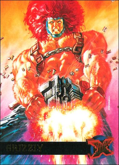 1995 Fleer Ultra X-Men (Base Set) card 22 Grizzly
