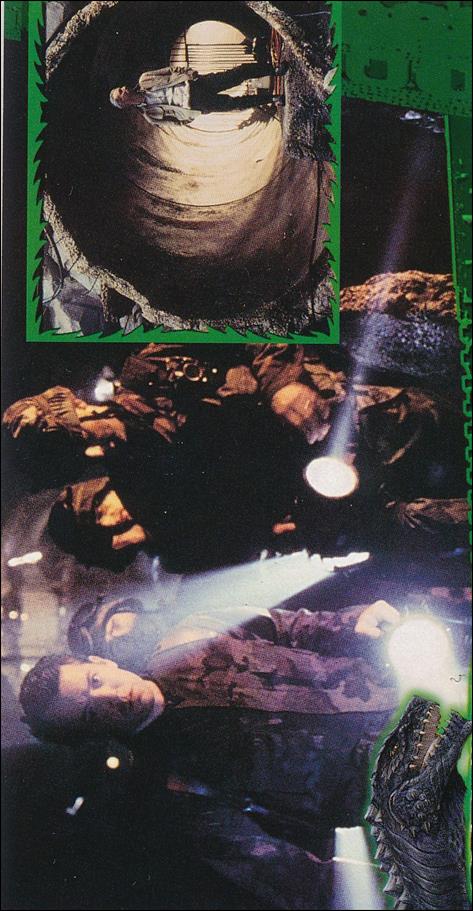 Godzilla Supervue (Base Set) card 33 Tunnels Of Terror