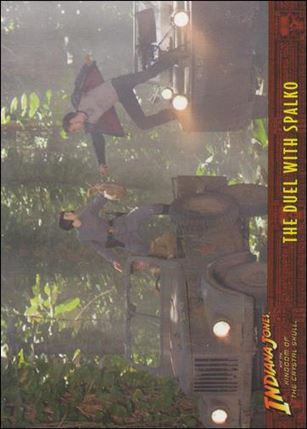 Indiana Jones and the Kingdom of the Crystal Skull (Base Set) card 58 The Duel with Spalko