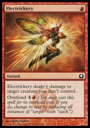 Magic the Gathering: Return to Ravnica (Base Set) card 93 Electrickery