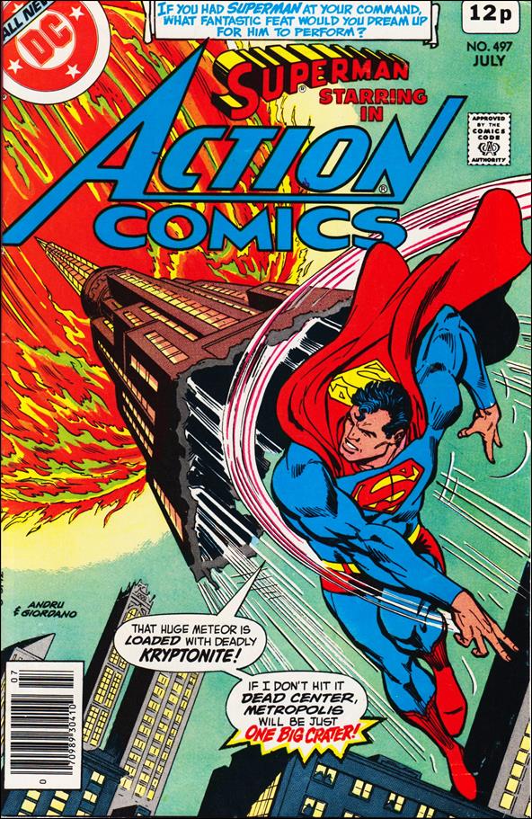 Action Comics (1938) issue 497-C UK Price Cover