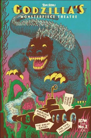 Godzilla's Monsterpiece Theatre issue 2 Tom Scioli Cover