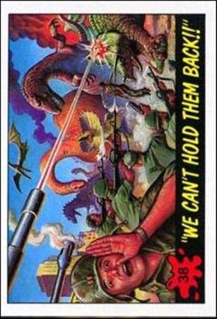 Dinosaurs Attack! (Base Set) card 38 We Can't Hold them Back!!