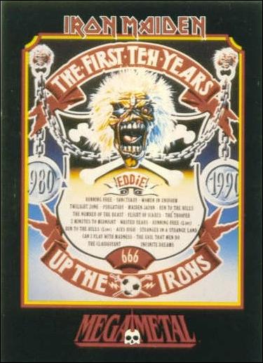 Mega Metal (Base Set) card 37 "Up The Irons" Album Cover