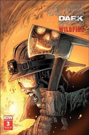 Dark Spaces: Wildfire issue 3-D Gabriel Rodriguez Cover