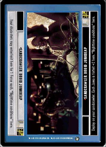 Star Wars: A New Hope Limited (Base Set) card 64 Sandcrawler: Droid Junkheap