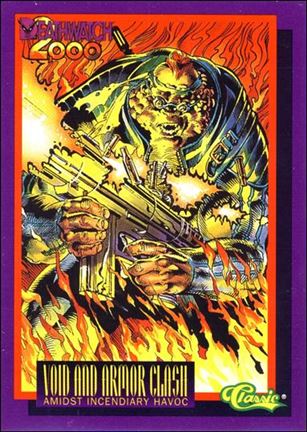 Deathwatch 2000 (Base Set) card 14 Void and Armor Clash Amidst Incindiary Havok