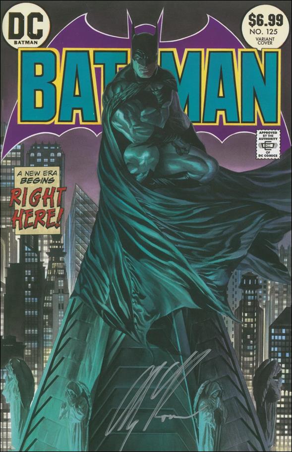 Batman (2016) issue 125-S Alex Ross Webstore SDCC 2022 Signed Cover