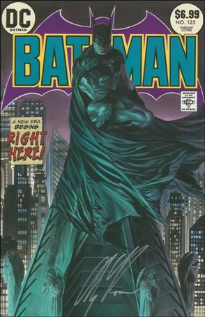 Batman (2016) issue 125-S Alex Ross Webstore SDCC 2022 Signed Cover
