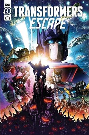 Transformers Escape issue 1-D Alex Milne 1:25 Cover