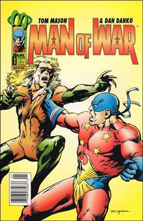 Man of War (1993) issue 1-B Newsstand Edition / Price Variant