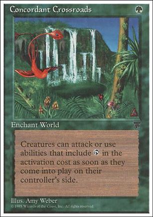 Magic the Gathering: Chronicles (Base Set) card 60 Concordant Crossroads
