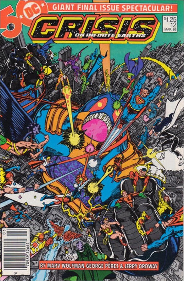 Crisis on Infinite Earths issue 12-B Newsstand Edition 