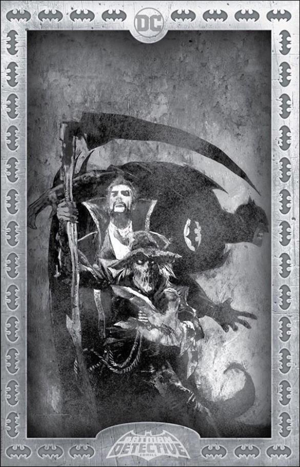 Detective Comics (1937) issue 1027-SN Bill Sienkiewicz Torpedo Comics B&W Cover 1/1000