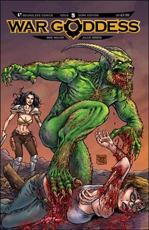 War Goddess issue 5-C Gore Cover