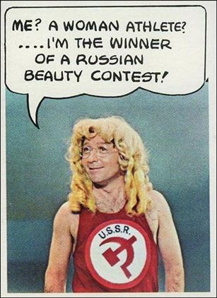 Laugh-In (Base Set) card 18 Me/ A Woman Athlete? ...I'm the Winner of a