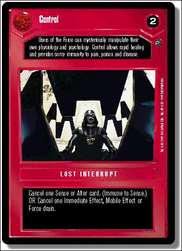 Star Wars: Dagobah Limited (Base Set) card 46 Control