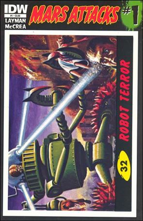 Mars Attacks (2012) issue 1-ZF Card #32 (Robot Terror)