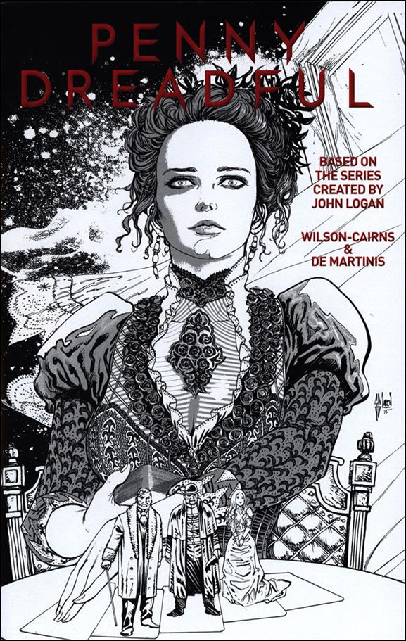 Penny Dreadful (2016) issue 1-I Guillem March Newbury Comics Black & White Cover