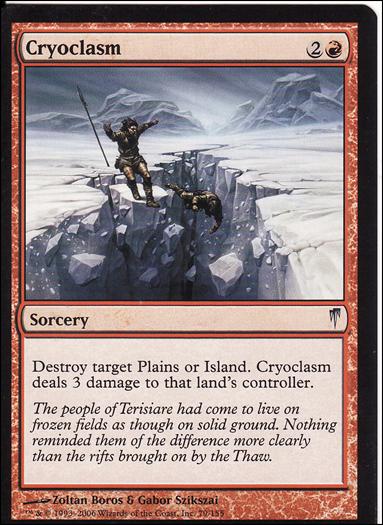 Magic the Gathering: Coldsnap (Base Set) card 79 Cryoclasm