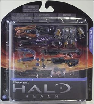 Halo Reach (Series 5)  figure 6 Weapon Pack
