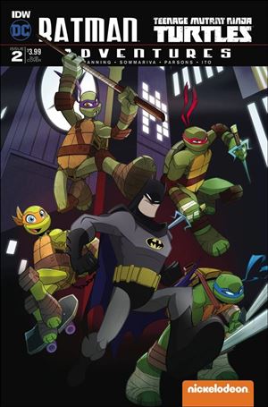 Batman/Teenage Mutant Ninja Turtles Adventures issue 2-C Billy Martin Subscription Cover