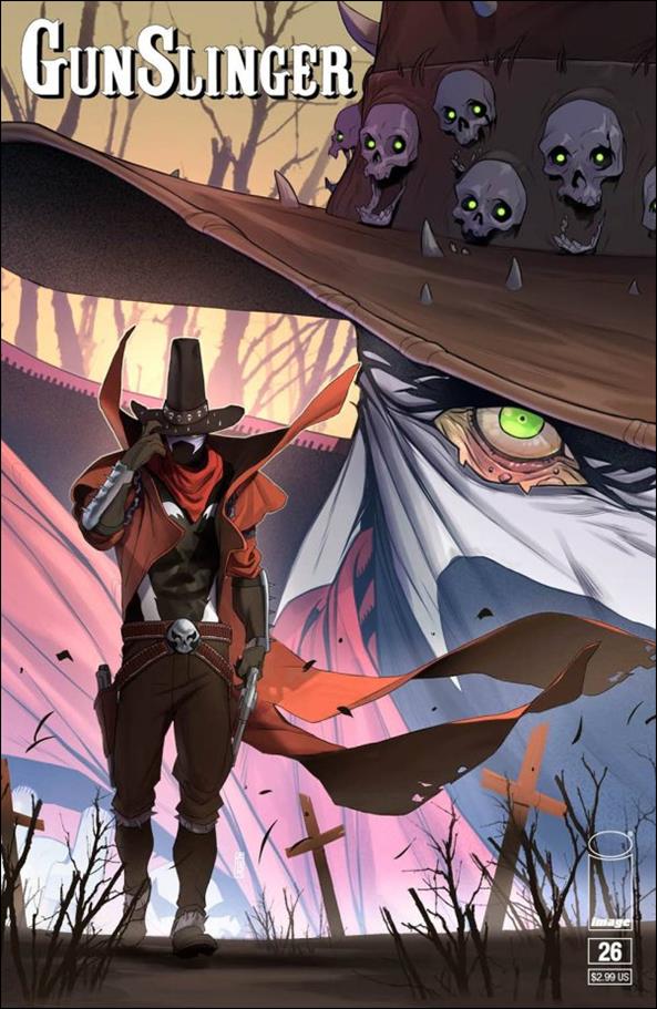 Gunslinger Spawn issue 26-B Gabriel Gomez Cover