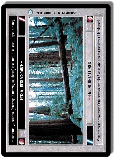Star Wars: Endor Limited (Base Set) card 162 Endor: Great Forest