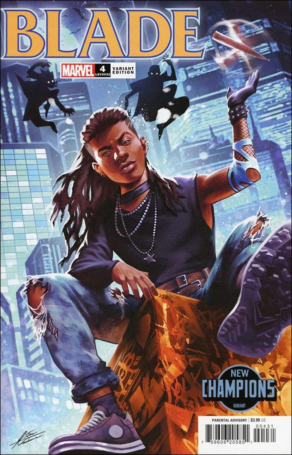 Blade (2023) issue 4-C Mateus Manhanini New Champions Cover