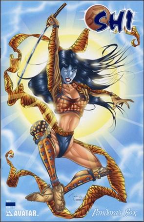 Shi: Pandora's Box issue 1/2-F Royal Blue Foil Cover