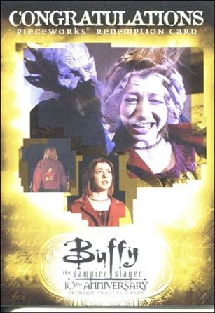 Buffy the Vampire Slayer: 10th Anniversary (Pieceworks Subset) card PR-2-B Redemption for PW4