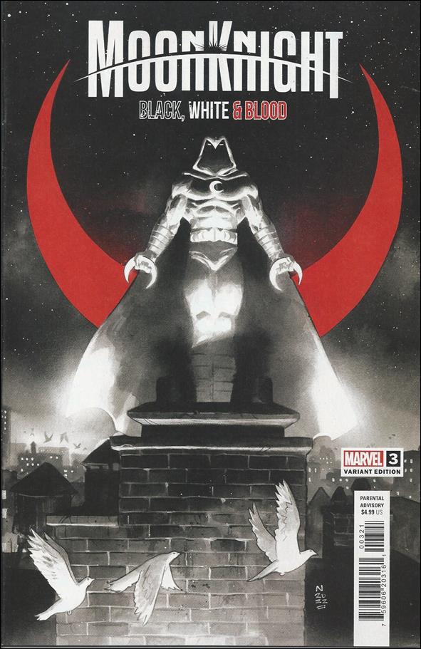 Moon Knight: Black, White & Blood issue 3-B Nic Klein Cover