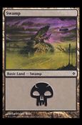 Magic the Gathering: New Phyrexia card 170 Swamp