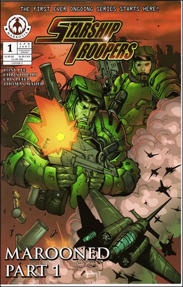 Starship Troopers (2007) issue 1-B Stephen J. Segovia Cover