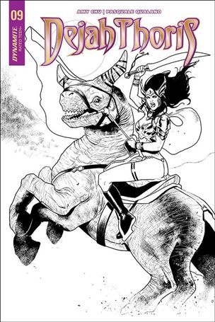 Dejah Thoris (2018) issue 9-D Diego Galindo 1:10 Black & White Cover