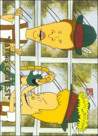Beavis and Butt-Head (Base Set) card '1269' "Eating Contest"