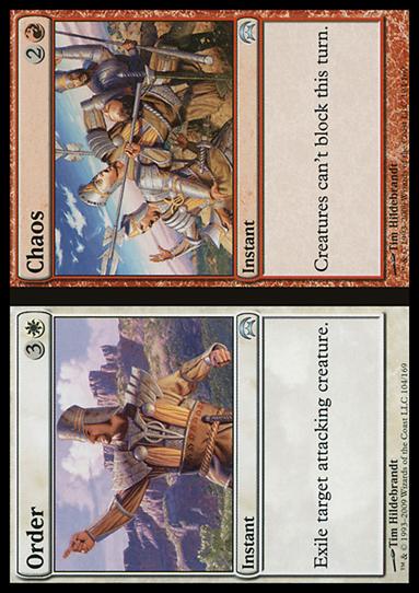 Magic the Gathering: Planechase (Base Set) card 104 Order/Chaos