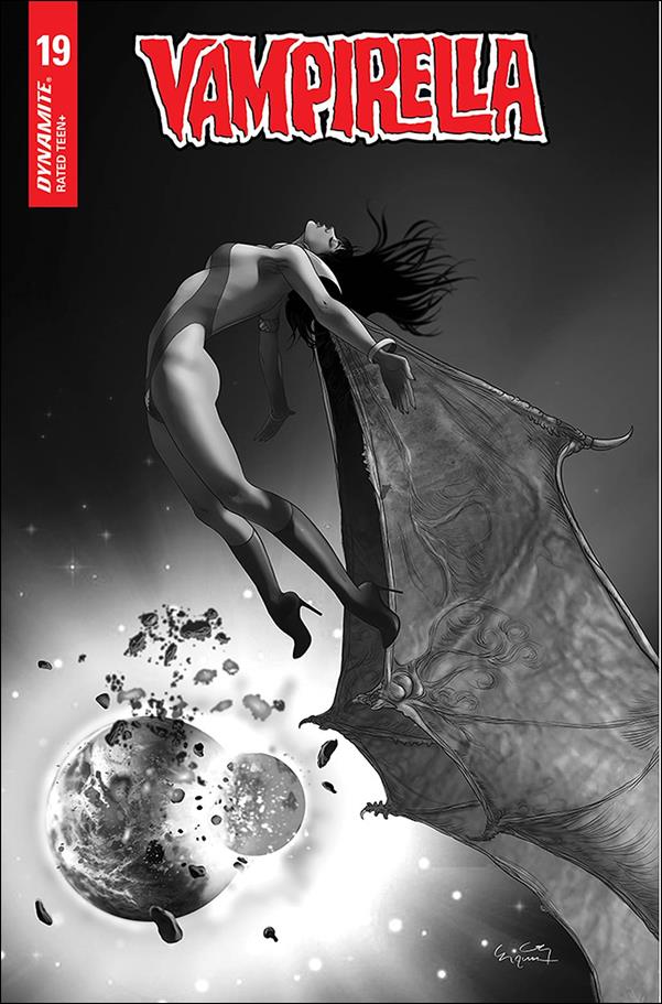 Vampirella (2019) issue 19-L Ergun Gunduz 1:20 Black & White Cover
