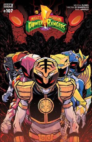 Mighty Morphin Power Rangers issue 107-B Jorge Corona Cover