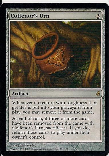 Magic the Gathering: Lorwyn (Base Set) card 254 Colfenor's Urn