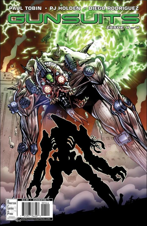 Famous Monsters Presents: Gunsuits issue 4 P.J. Holden Cover