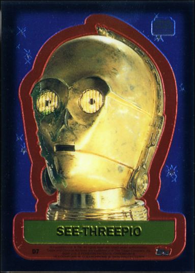 Star Wars Chrome Archives (Double-Sided Chromium Subset) card D7 See-Threepio