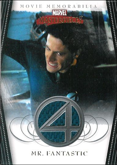 2008 Marvel Masterpieces: Series 2 (Movie Memorabilia Subset) card nn 1 Mr. Fantastic - Blue Swatch
