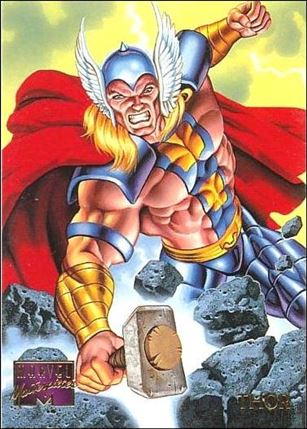 1995 Marvel Masterpieces (Base Set) card 105 Thor