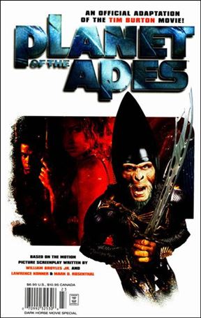 Planet of the Apes Movie Adaptation issue 1-B White Cover