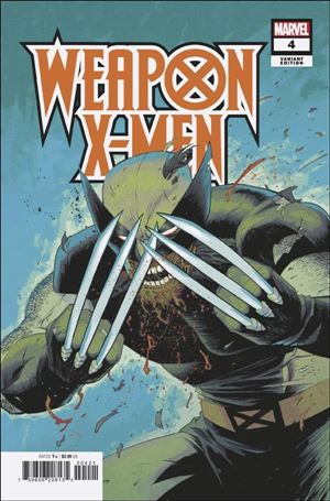 Weapon X-Men (2024) issue 4-B Declan Shalvey Cover