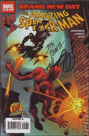 Amazing Spider-Man (1963) issue 549-E DF (Signed by Romita Sr. & Guggenheim) 1/130