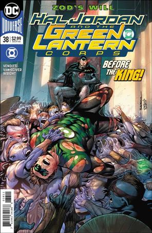 Hal Jordan and the Green Lantern Corps issue 38 Rafa Sandoval Cover